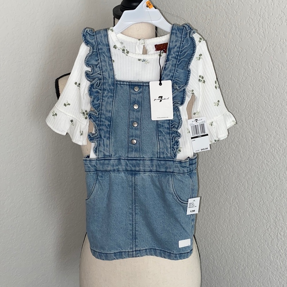 7 for all mankind Girl’s 2 piece set 12M